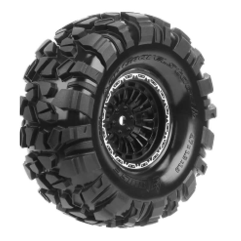 LOUISE RC CR-GRAVELSTAGE 1.9SUPERSOFT BLACK HEX 12MM