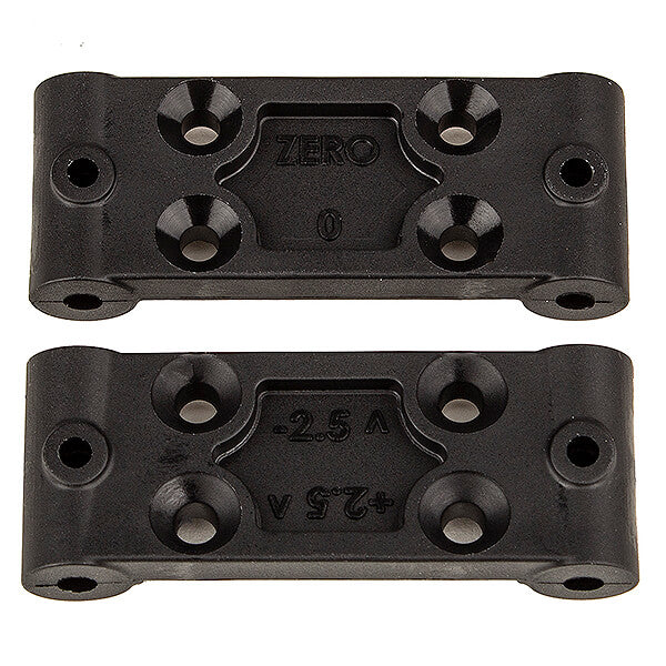 TEAM ASSOCIATED RC10B6.4 FRONT BULKHEAD SET 0 DEG / 2.5 DEG