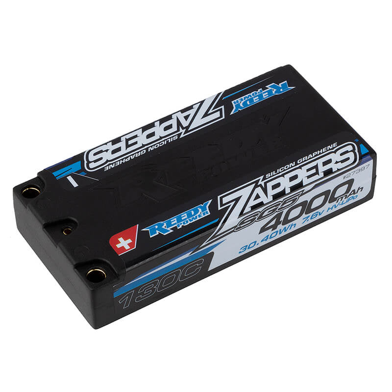 REEDY ZAPPERS SG5 4000MAH 130C 7.6V LP SHORTY LIPO BATTERY