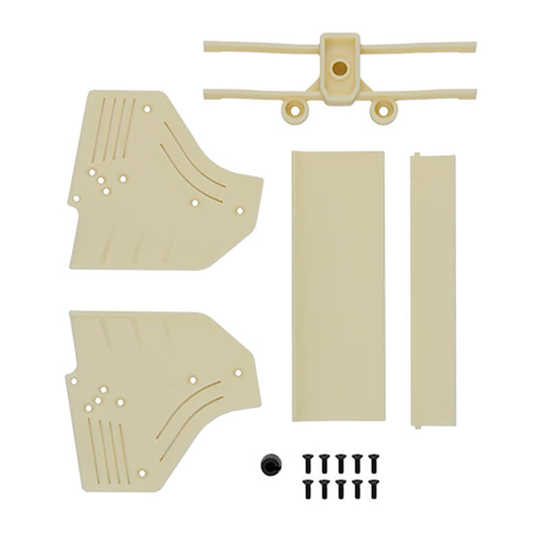 TEAM ASSOCIATED RC10F6 CLASSIC REAR WING WHITE