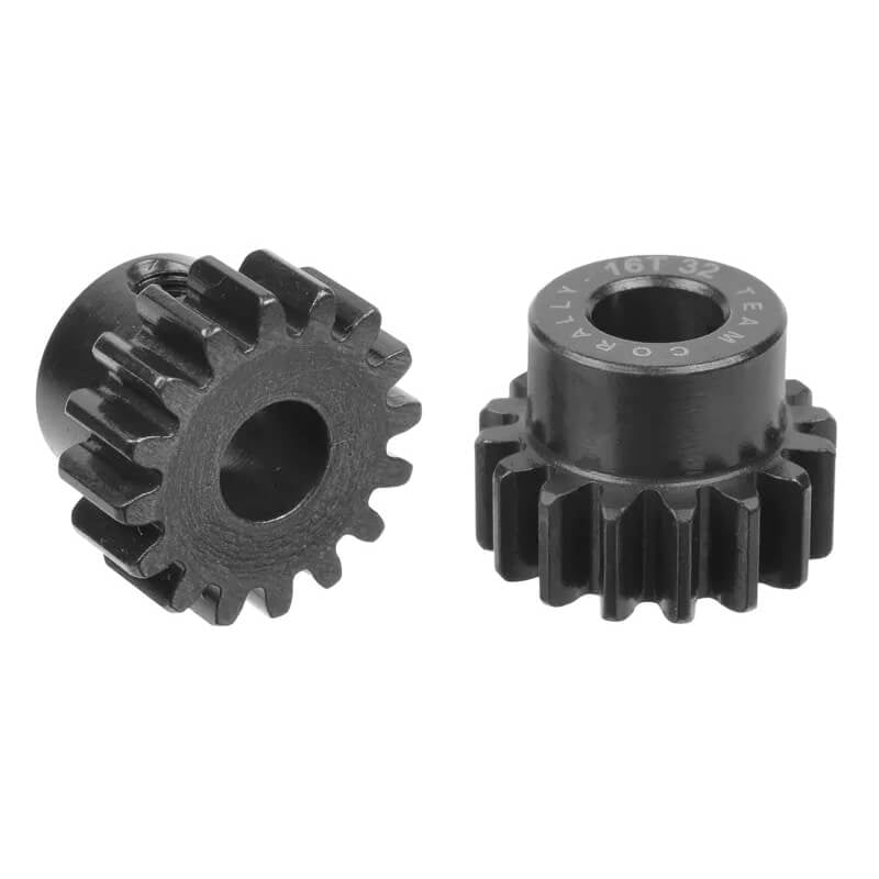 CORALLY 32 DP PINION SHORT HARDENED STEEL 16 TEETH 5MM C-72616