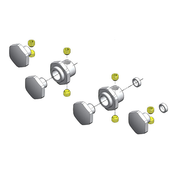 MIP 17MM HEX ADAPTER KIT TRAXXAS SLASH 4X4 RALLY