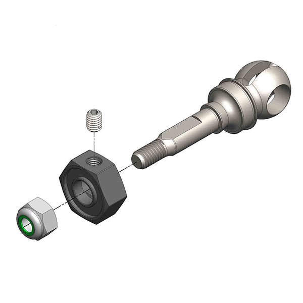 MIP X-DUTY CVD AXLE 11MM OFFSET W/ 10MM X 5MM BEARING