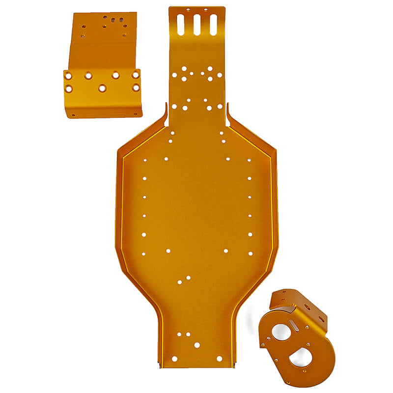 TEAM ASSOCIATED RC10 CHASSIS GOLD