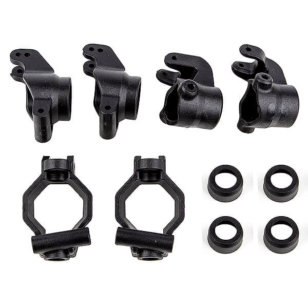 TEAM ASSOCIATED RIVAL MT8 CAST ER BLOCKS STEERING BLOCKS RE