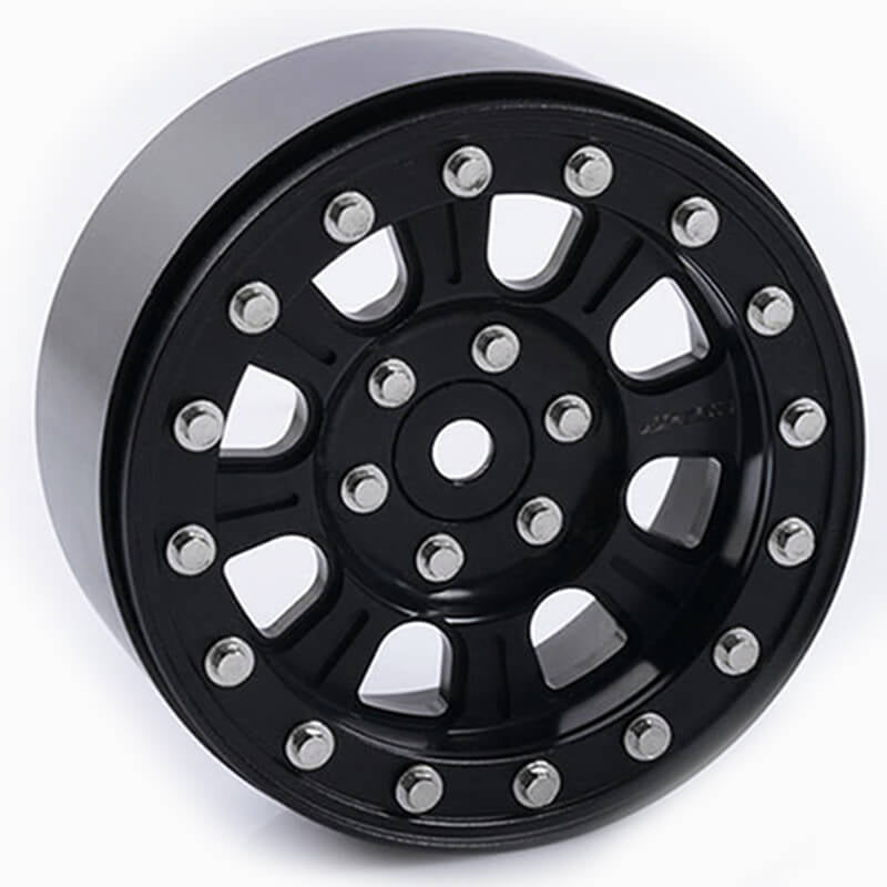 RC4WD RACELINE MONSTER 2.2 Inch BEADLOCK WHEELS (BLACK)