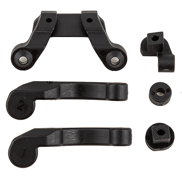 TEAM ASSOCIATED RC10B6.4 FRONT WING MOUNT FAN MOUNTS & BATT