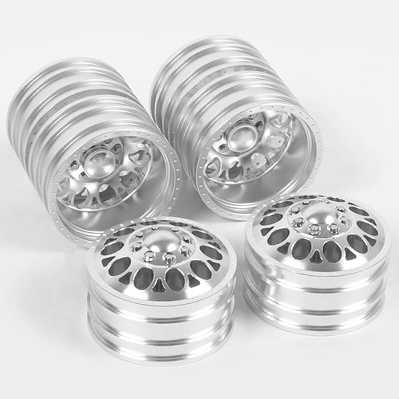 RC4WD DOUBLE TROUBLE Inch3 Inch ALUMINUM DUALLY 1.9 Inch WHEELS
