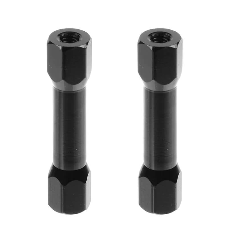 CORALLY ESC PLATE POST 27MM M3BLACK 2 PCS