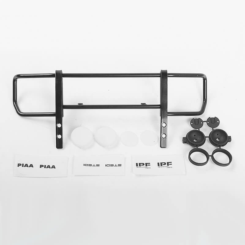 RC4WD COMMAND FRONT BUMPER W/WHITE LIGHTS FOR TRAXXAS MERCEDES-BENZ G63 AMG 6X6