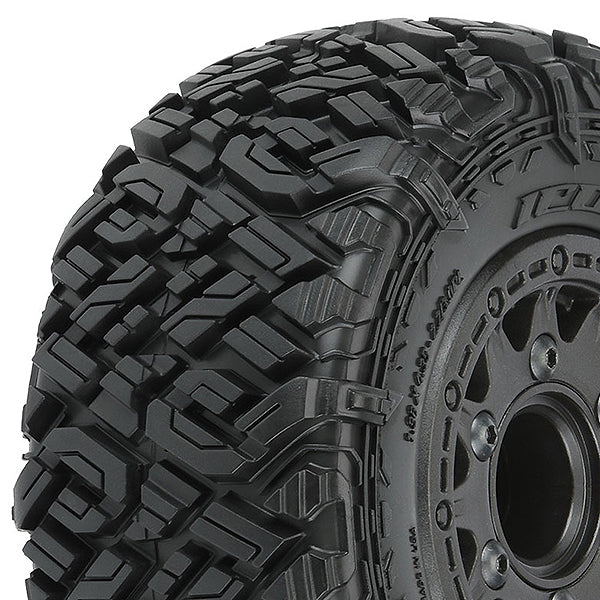 PROLINE ICON SC 2.2/3.0 Inch M2 TYRES ON RAID 6x30 BLACK WHEEL