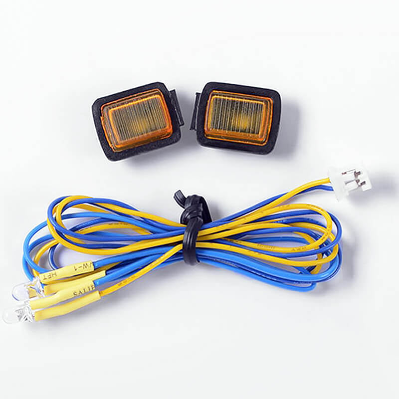 RC4WD TURN SIGNAL LED LIGHT SET FOR TAMIYA CC01 JEEP WRANGLER (DETAILED)