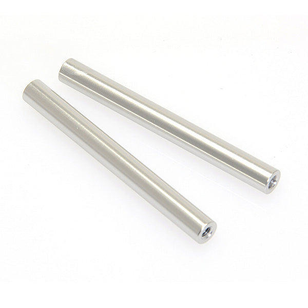 CEN RACING M3X57MM THREADED ALUMINUM LINK (SILVER ANODIZED) 2PCS