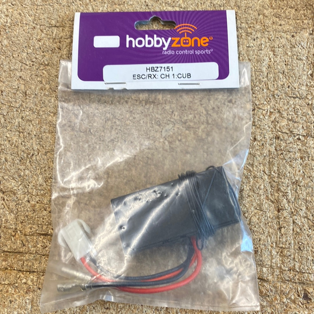 Hobbyzone ESC/Receiver Channel 1: CUB (Box 8)
