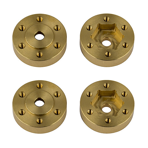 ELEMENT RC FT ENDURO BEADLOCK HEX ADAPTERS BRASS