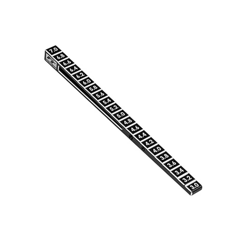 TEAM ASSOCIATED FT STEPPED RIDE HEIGHT GAUGE 3-7MM