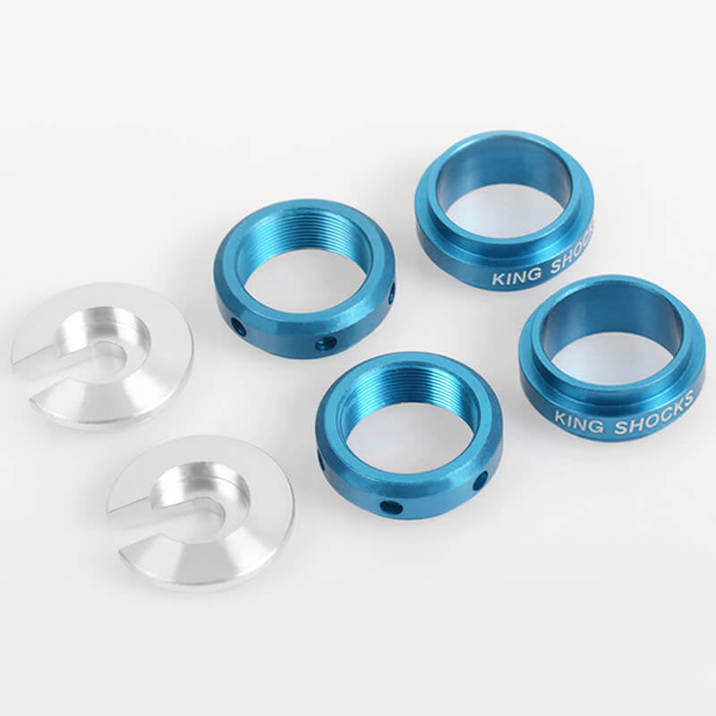 RC4WD LOWER CENTER & THREADED SPRING RETAINER FOR KING OFFROAD SHOCKS