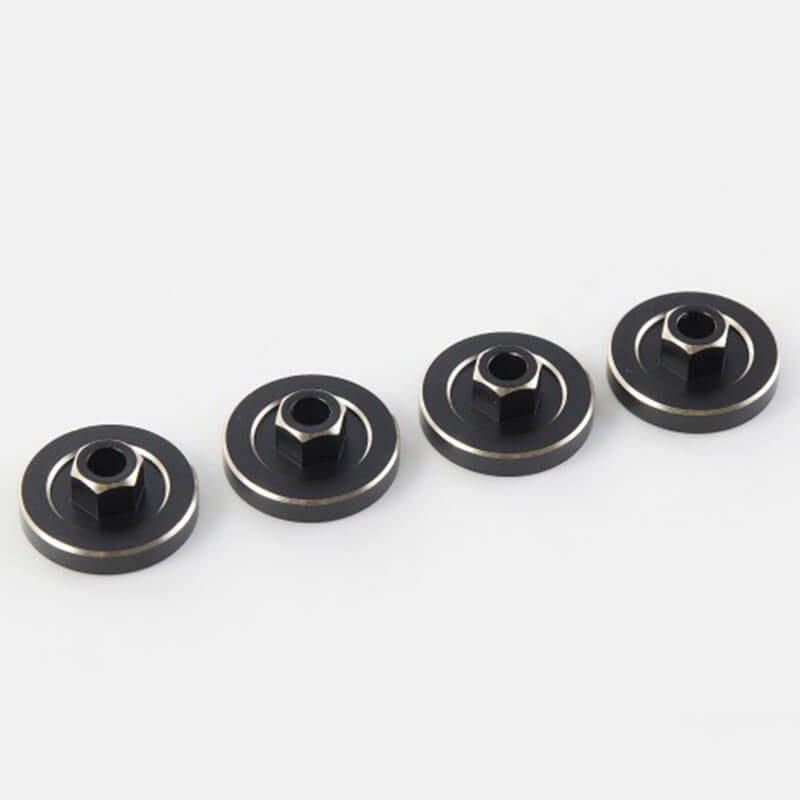 FMS 1:24 12404 BRASS WHEEL BLACK