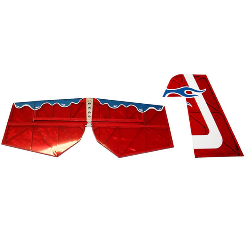 PRECISION AEROBATIC ADDICTION XL TAIL FEATHERS - RED AC-2258-R