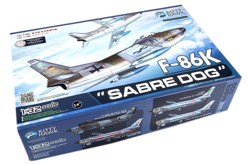 Kitty Hawk 1/32 F-86K Sabre Dog Model Kit KH32008