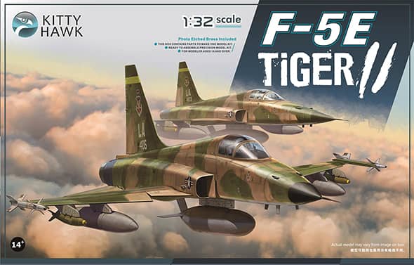 Kitty Hawk 1/32 F-5E Tiger II Model Kit