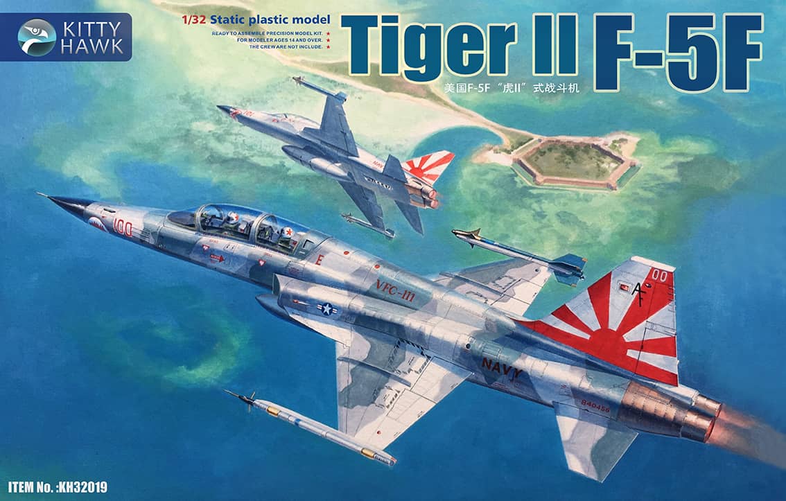 Kitty Hawk 1/32 F-5F Tiger II Model Kit