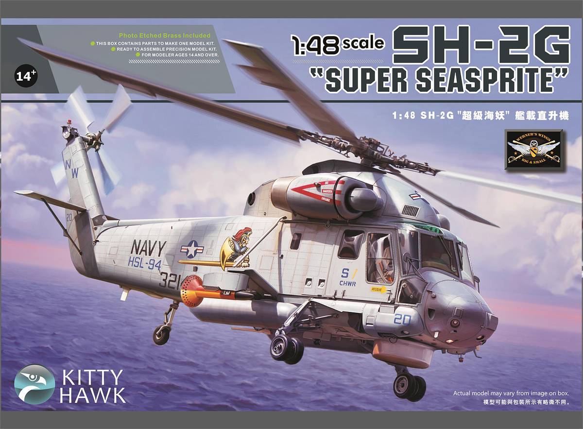 Kitty Hawk 1/48 SH-2G Super Seasprite Model Kit KH80126