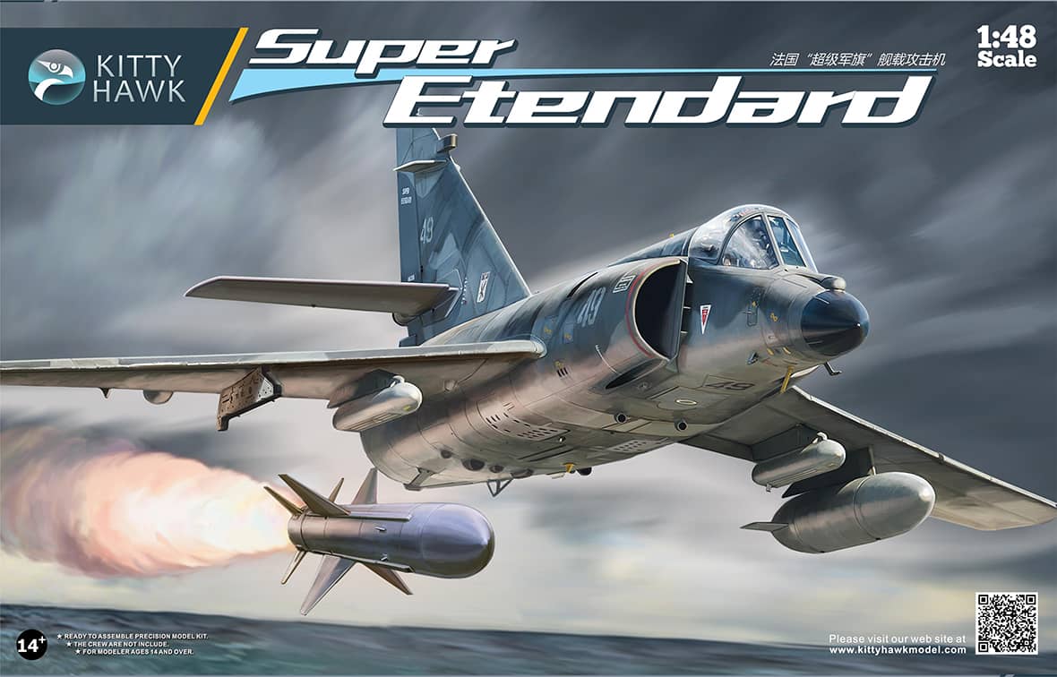 Kitty Hawk 1/48 Super Etendard Model Kit