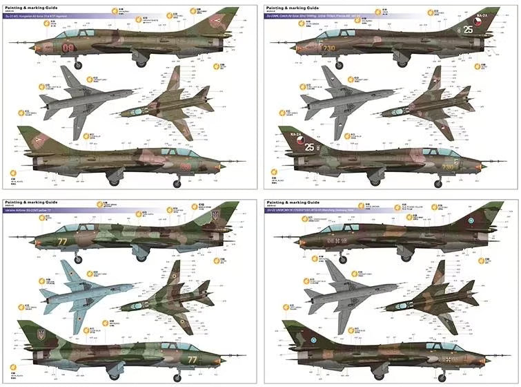 Kitty Hawk 1/48 Su-17/Su-22 UM3K/UM4 Fitter G Model Kit KH80147