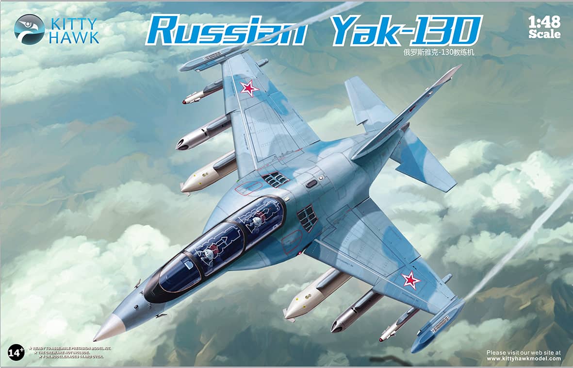 Kitty Hawk 1/48 Russian Yak-130 Model Kit