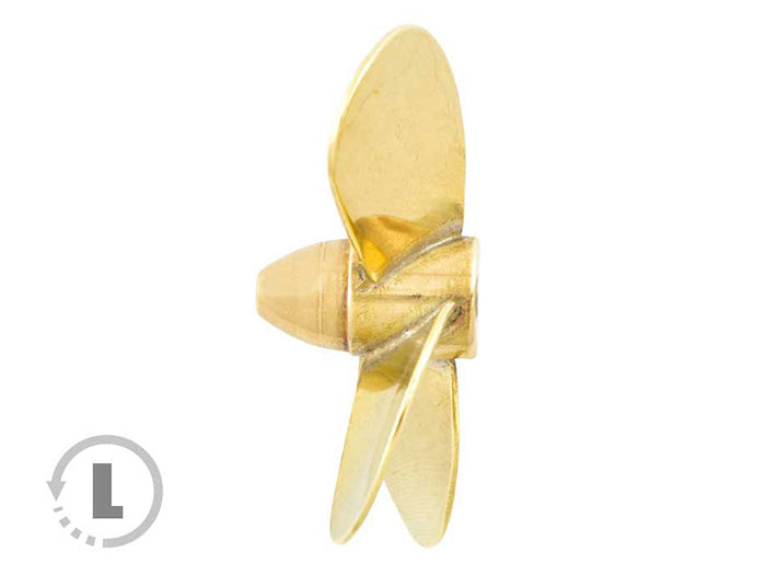 4 Blade Brass Propeller 60 LH M4