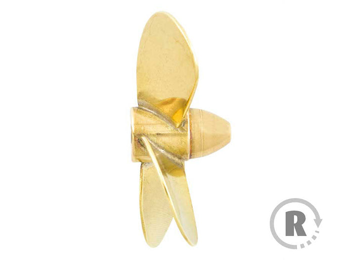4 Blade Brass Propeller 60 LH M4
