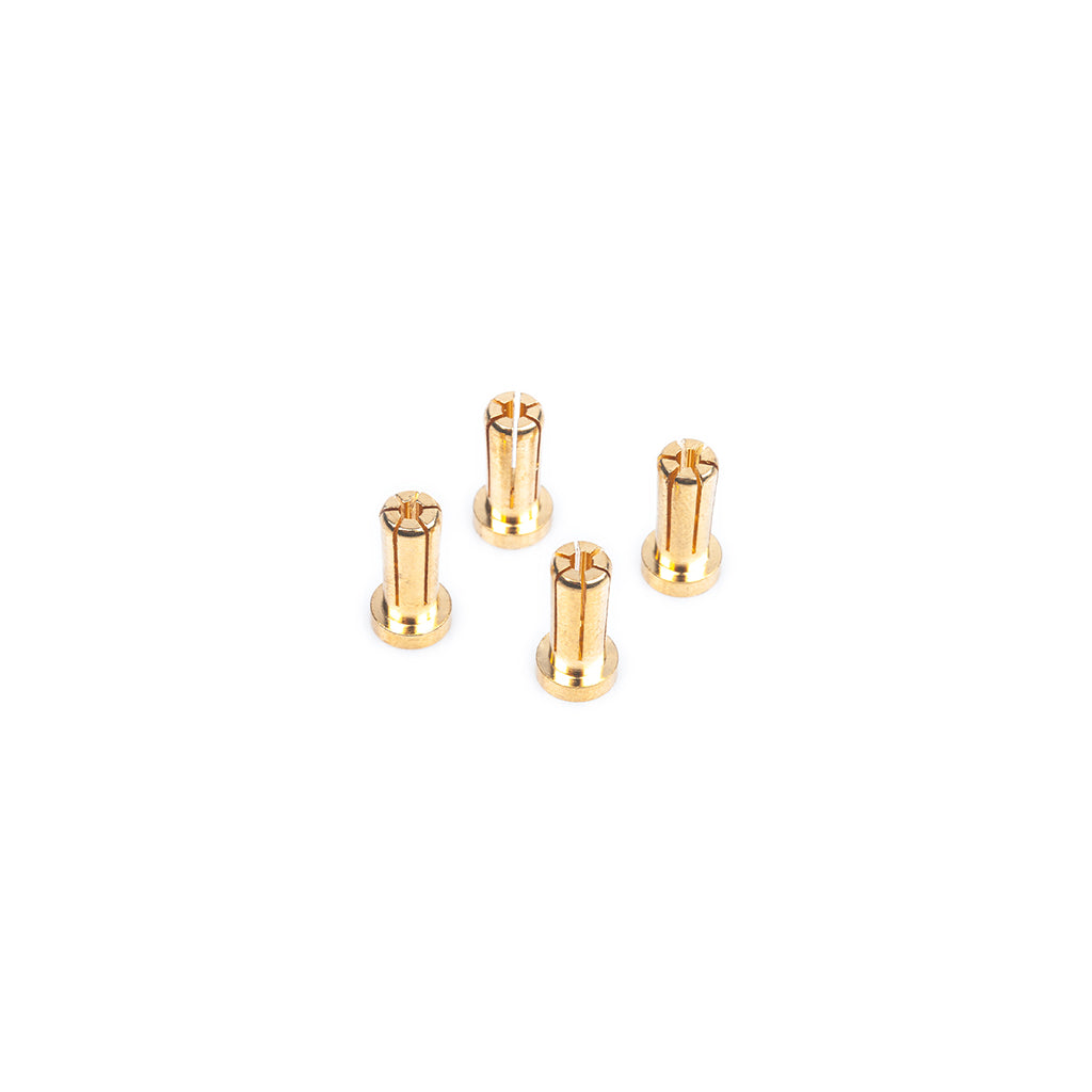 LRP 5mm Gold Connectors - 14mm Length (4 pcs)