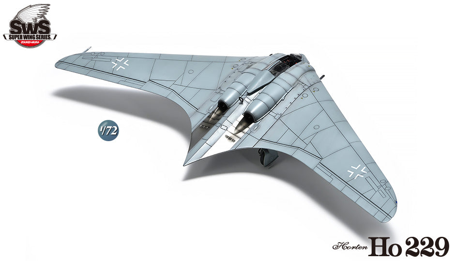 Zoukei-Mura 1/72 & 1/144 Horte Ho 229 kits SWS72-144-01