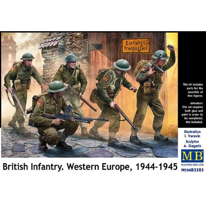 Master Box 1/35 British Infantry - Western Europe - 1944-1945 MAS3585