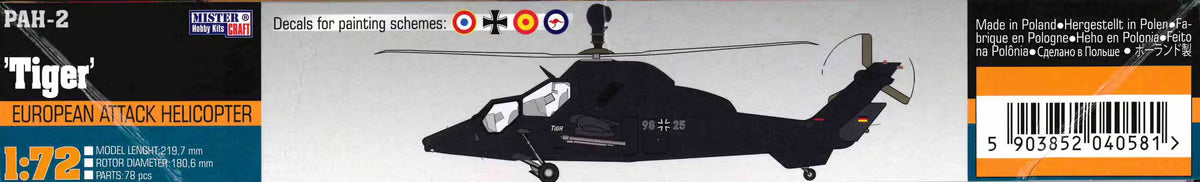 Mister Craft European Attack Helicopter PAH-2 Tiger Kit