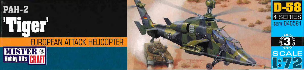 Mister Craft European Attack Helicopter PAH-2 Tiger Kit