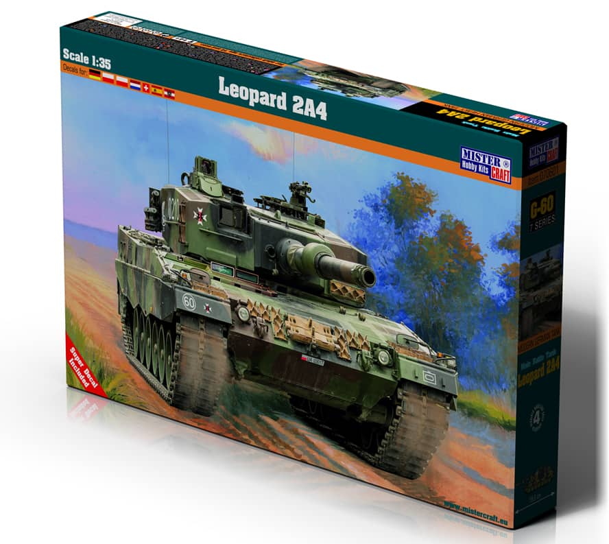 MisterCraft 1/35 Leopard A2A4 Battle Tank Kit MCG60