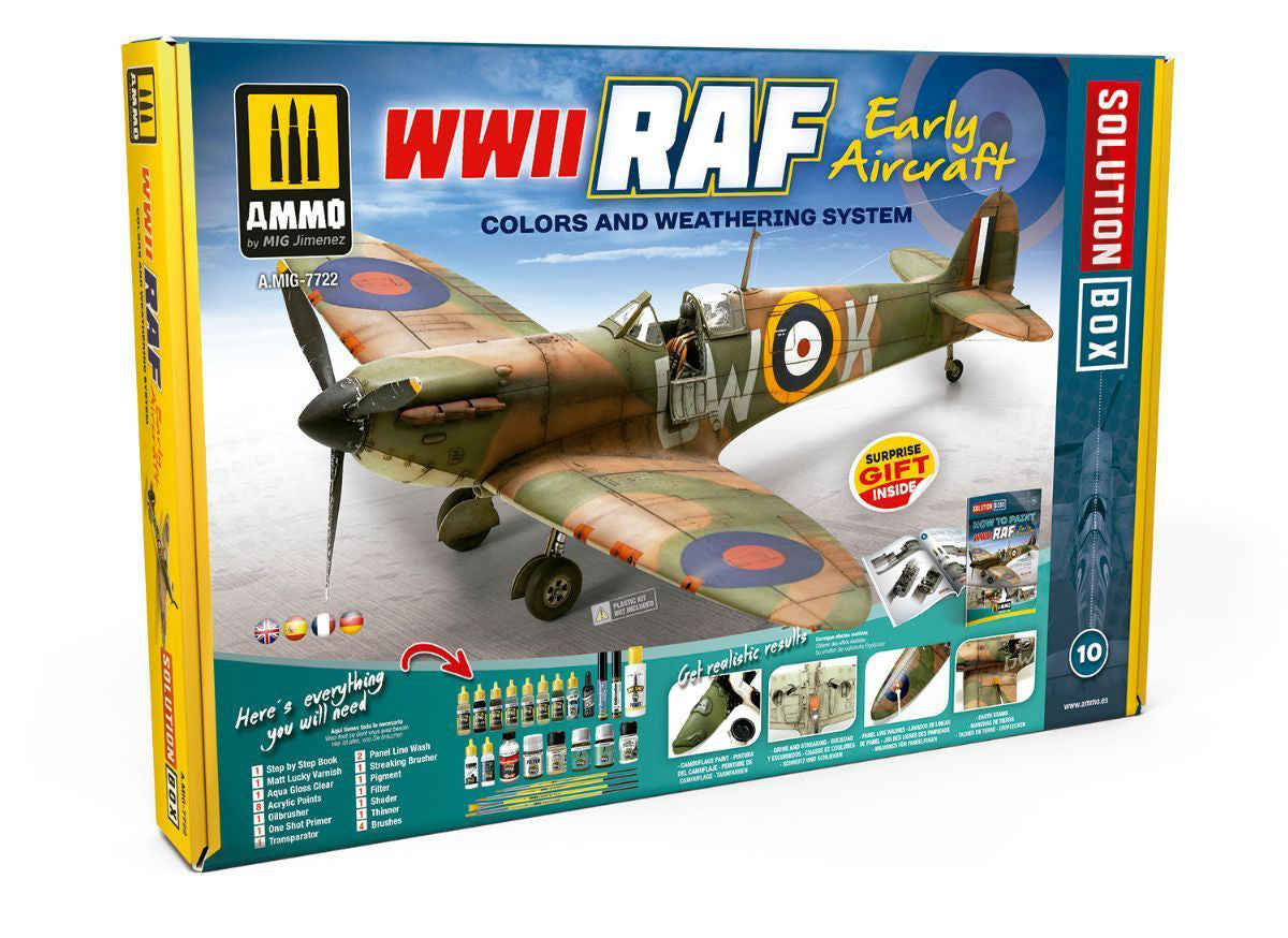 EARLY RAF AIRCRAFT SOLUTION BOX