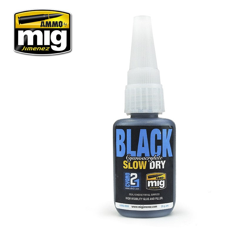 BLACK SLOW CURE CYANO