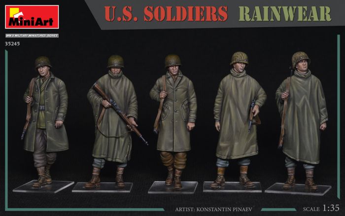 MiniArt 1/35 US Soldiers Rainwear 35245