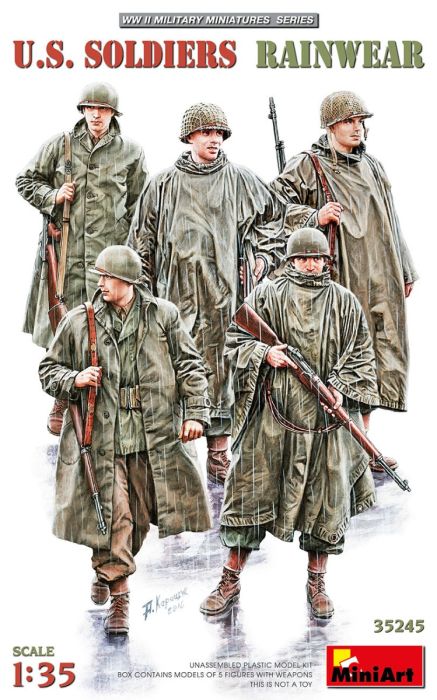 MiniArt 1/35 US Soldiers Rainwear 35245