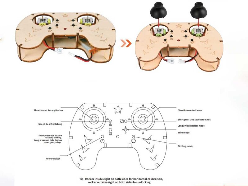 Mini Drone DIY (Lasercut Kit)