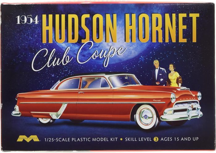 Moebius 1:25 1954 Hudson Hornet Club Coupe Kit MMK1213