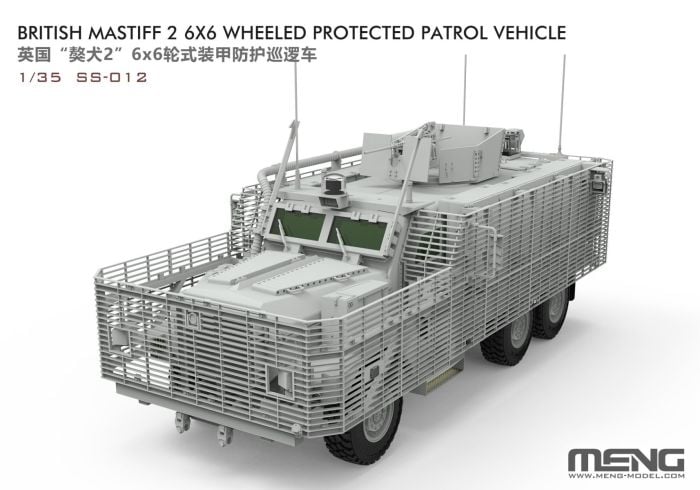 Meng Models 1/35 Mastiff 2 6x6 Wheeled Protected Patrol Vehicle Kit MNGVS-012