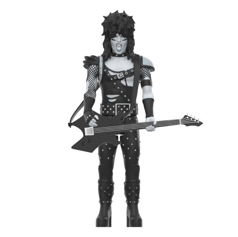 Super7 Motley Crue ReAction Wave 2 - Nikki Sixx Shout at the Devil B&W Edition MOTL-10858