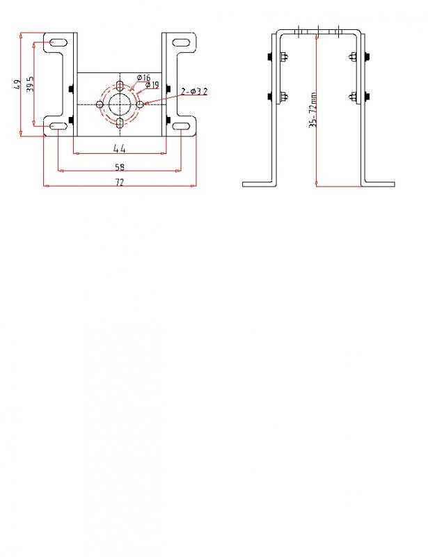 Brushless Motor Mount Small