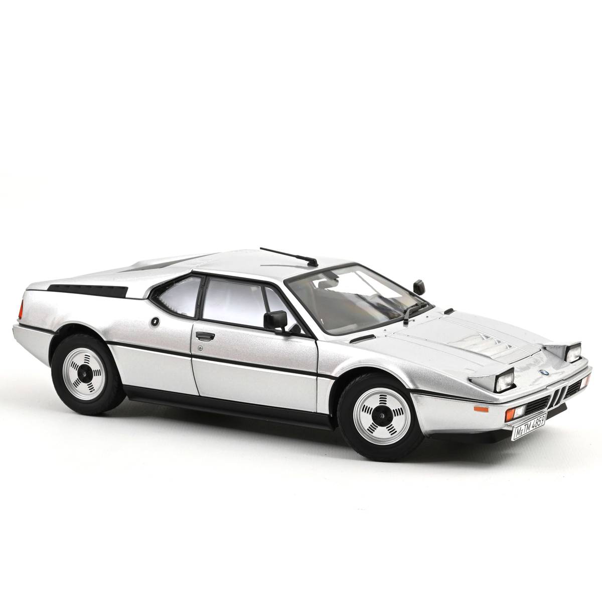 Norev Die Cast Collectables - 1:18 1980 BMW M1 - Silver Metallic