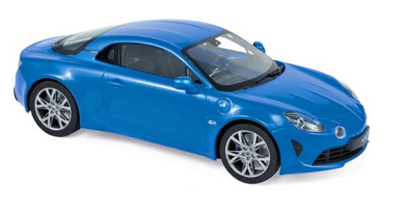 Norev Die Cast Collectables - 1:18 2018 Alpine A110 Pure - Alpine Blue
