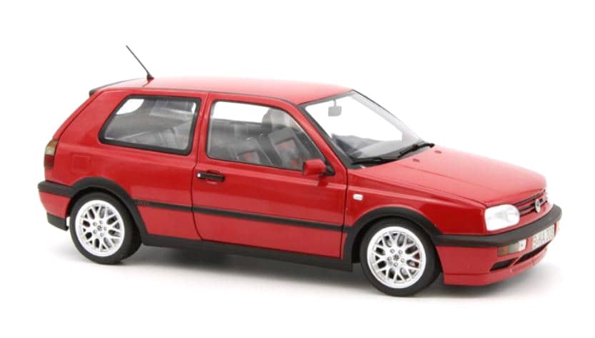 Norev Die Cast Collectables - 1:18 1996 VW Golf GTI - Flash Red